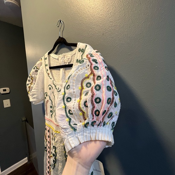 Böhme White Embroidered Dress - Picture 5 of 12